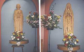 Statues of Joseph and Mary