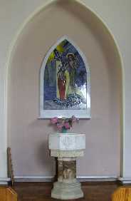 Side altars in Meelick church