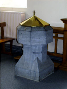Baptismal Font in Ballybrown church