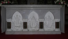 Detail of altar