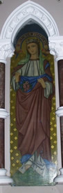 Mural in Rathkeale church