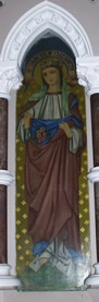 Mural in Rathkeale church
