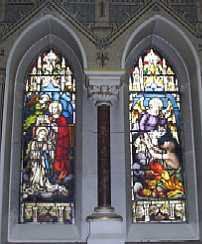 Stained Glass windows in Chapel to Our Lady of Perpetual Help