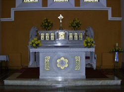Close up of Bruree church altar