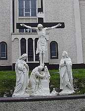 Crucifixion Scene outside Shanagolden Church