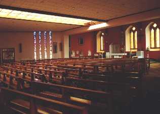 Interior of Foynes church
