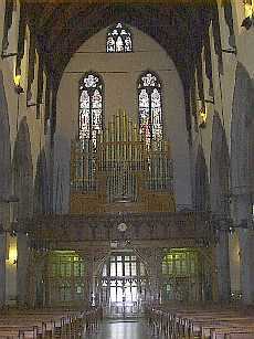 Choir and main door of St John's Cathedral