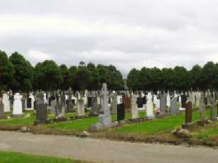 New section of St Laurence's graveyard