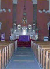 Altar in St Joseph's church
