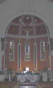 Altar in St Munchin's church
