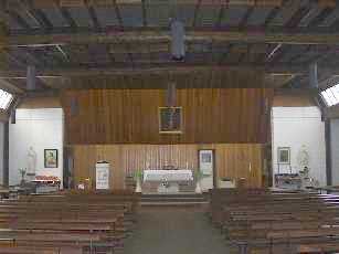 Altar in St Lelia's church