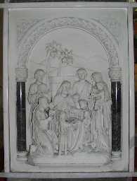 Carving on Lectern in St Munchin's church