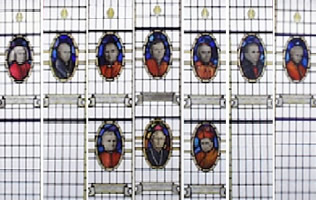 Stained glass windows in St Munchin's College