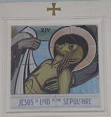 Stations of the Cross in St Munchin's College church