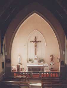 Altar in Mountcollins church