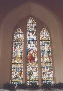 Stained Glass Windows in Tournafulla church