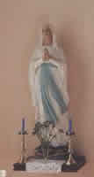 Statue of the Blessed Virgin Mary in Mountcollins church