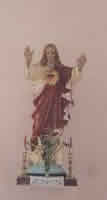 Statue of the Sacred Heart in Mountcollins church
