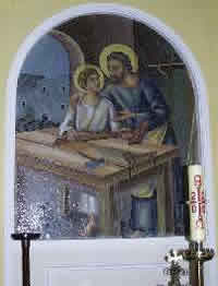 Mosaics in Glin Church