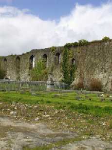 Part of the wall of the original Dominican Convent church