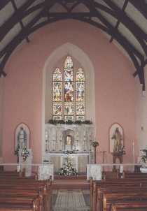 Altar in Tournafulla church